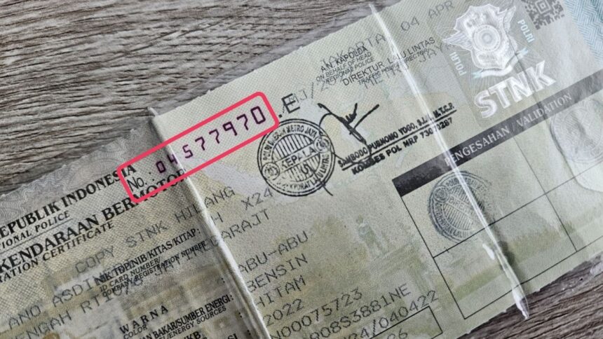 Cara Cek Nomor Registrasi Kendaraan Bermotor