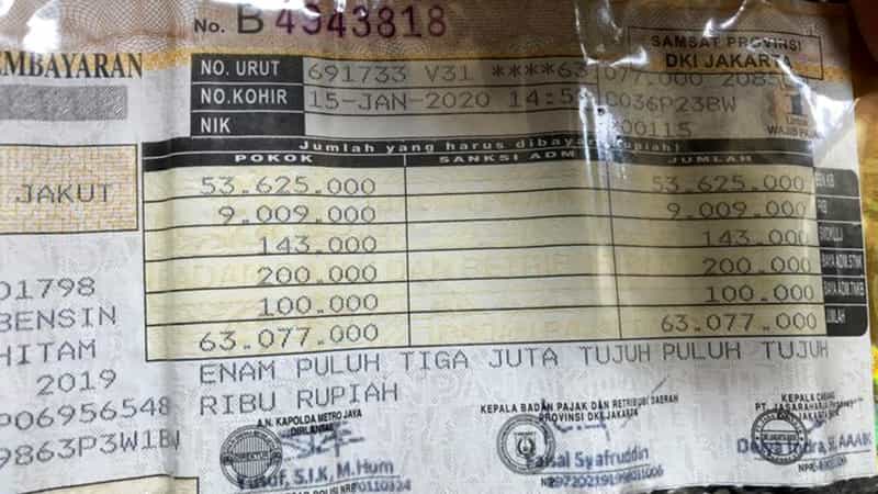 Cara Hitung Biaya Balik Nama Mobil Second