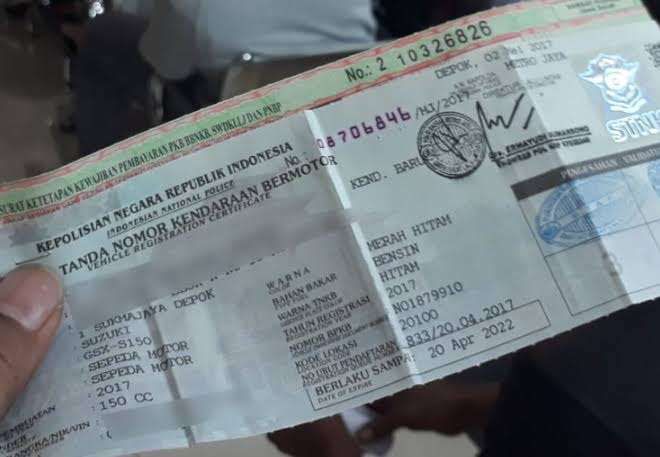 Cara Perpanjang STNK Orang Lain Secara Online
